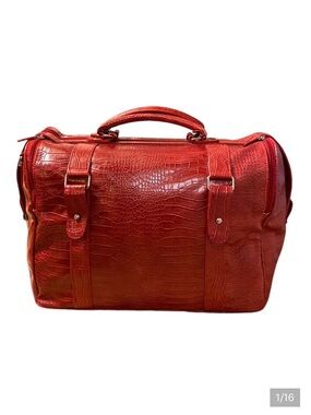 Bath & Body Works Croc-Embossed Travel Bag